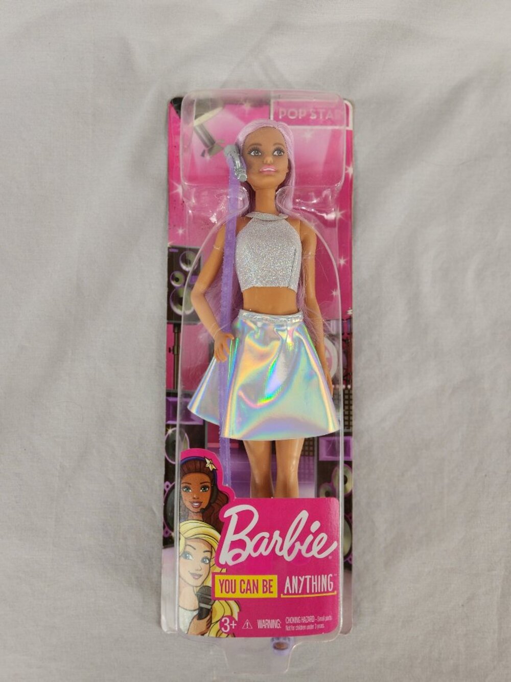 Barbie Pop Star Doll Purple Hair You Can Be Anything Mattel NEW
